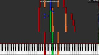 Fox StevensonSandblast Piano Synthesia Version [upl. by Avlasor]