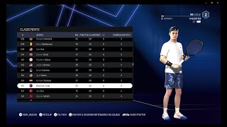 Tiebreak PS5 Career mode first steps ans trainning Expert Difficulty Version 1 000 013 [upl. by Ciapas]