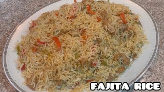 Chicken Fajita RiceFajita Rice Recipe [upl. by Iveson360]