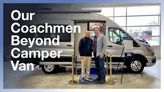 2022 Coachmen Beyond 22RB LI3 RV Tour  Day 1 Picking Up Our New Class B Camper Van [upl. by Eimar]