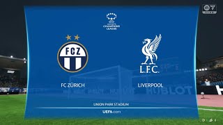 FC 25  FC Zürich 1  1 Liverpool Women  UEFA Womens Champions League  MD 6 2829 [upl. by Eugenides]