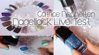 Die Catrice Neuheiten 2014  Nagellacke ♥  Live Swatches Mit Gequassel [upl. by Nahtanaoj]