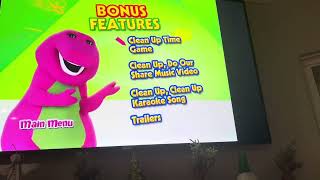 Barney Clean Up Clean Up 2012 DVD Menu Walkthrough 2018 Universal Reprint [upl. by Enahpad]