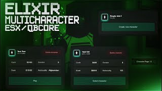 QBCOREESX ELIXIR  Multicharacter [upl. by Vassar]