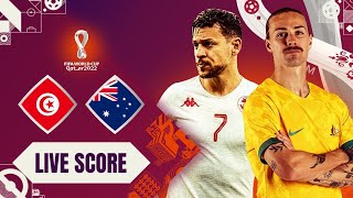 🔴LIVE SCORE  Tunisia vs Australia  Fifa World Cup 2022 Football [upl. by Dranik326]