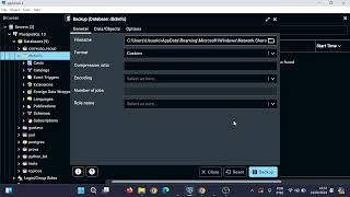 Backup Restore PostgreSQL PgAdmin4 [upl. by Terces]