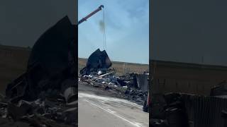 Major crash involving semitruck in Lodgepole Nebraska [upl. by Tilla]