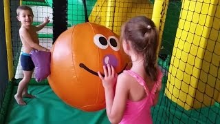 Indoor playground for kids with pumpkin and more fun toys [upl. by Errot]