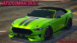 Vapid Dominator GT Customization Review and Track Test  GTA Online [upl. by Emoreg]