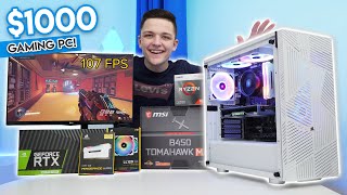 Epic 1000 Gaming PC Build 2020 4K Gaming Benchmarks  RTX 2060 Super  Ryzen 3600 [upl. by Jaela]