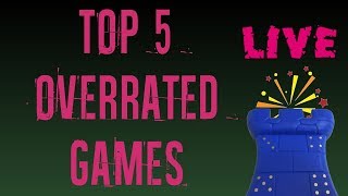 Top 5 Overrated Games [upl. by Warthman874]