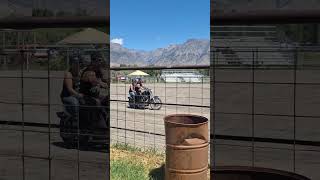 Mackay Idaho Biker Rodeo motorcycle harleydavidson biker bikerrodeo [upl. by Ynalem]