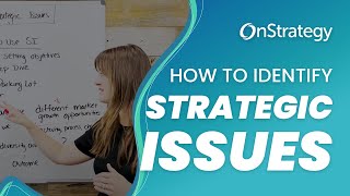 How to Identify Strategic Issues [upl. by Im]