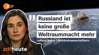 Russische AntiSatellitenWaffen Nächster Krieg im Weltraum  ZDFheute Live [upl. by Latoyia]