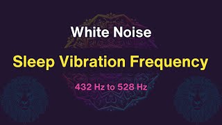 Sleep Vibration Frequency White Noise  Black Screen [upl. by Ciaphus]