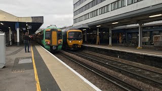 Trains At Southampton Central 201221 [upl. by Philo]