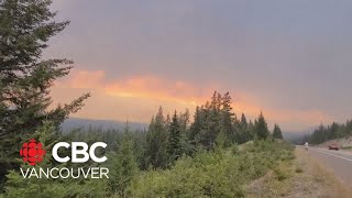 Wildfire forces at least 10000 residents visitors to evacuate Jasper National Park [upl. by Eelra534]