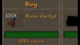 I bought 100k Rune Darts p this obscure item made it profitable [upl. by Rukna]