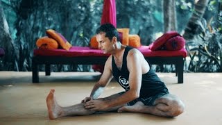 Ashtanga Yoga  Gentle Beginners Routine [upl. by Magulac359]