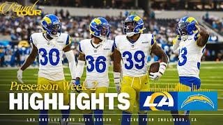 Highlights Rams Top Plays vs Chargers Preseason Week 2  Stetson Bennett to JJ Laap 47Yard TD [upl. by Roderica254]