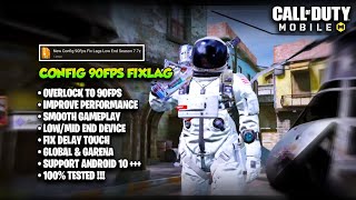 CONFIG 90FPS FIX LAG LOW END DEVICE   CONFIG CODM SEASON 7 [upl. by Amsirak910]