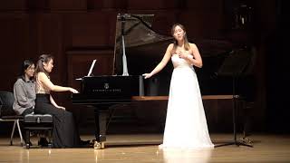 American Art Song｜6 Elizabethan Songs D Argento｜Soprano Hannah Cho Piano Jiwon Yang [upl. by Rakso]