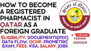 How To Become A Registered Pharmacist in Qatar As A Foreign Graduate [upl. by Tedman]