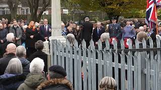 Dinnington remembrance 2024 [upl. by Oiramad]