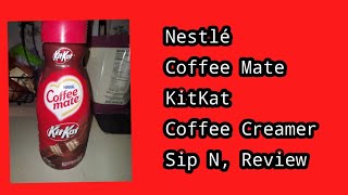 Nestlé Coffee Mate KitKat Coffee Creamer Sip N Review [upl. by Mages829]