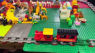 All Aboard The LEGO Duplo Train 🚂 [upl. by Meilen]