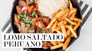 Lomo saltado peruano  Cravings Journal español [upl. by Lovato794]