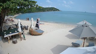 🔴 Bay Beach Resort  Choeng Mon Beach  Koh Samui  Thailand  Live Beach Webcam  2160p 4K [upl. by Jariv]