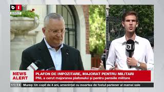 N CIUCĂ ÎI CERE LUI BOLOȘ INCLUDEREA PENSIONARILOR MILITARI ÎN LEGEA PLAFONĂRIIȘtiri B1TV10 sept [upl. by Adniuqal]