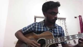 Kaatru Veliyidai  Nallai Allai Guitar lead  Tabs [upl. by Elfont]