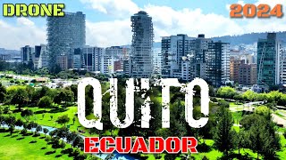 QUITO ECUADOR IN DRONE 2024 🇪🇨 [upl. by Tobi]