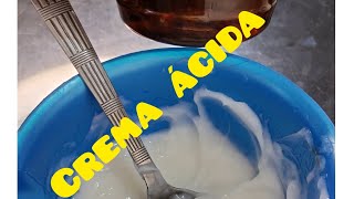 como se prepara la crema ácida para el cabello [upl. by Anha169]