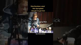 Pete Davidson giving Rick Springfield the business [upl. by Gustaf]