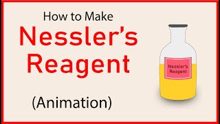 Nesslers Reagent preparation  how to make Nesslers solution  Nessler reagent preparation method [upl. by Ellerehc]