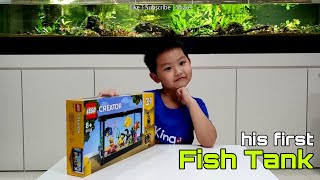 My son first quotfish tankquot  Lego Creator 31122 [upl. by Aretta]