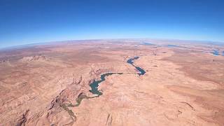 Kayenta to Page  Arizona  Aerial Timelapse [upl. by Dirgis]