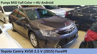 Toyota Camry 25 V XV50 Facelift 2015 review  Indonesia [upl. by Lira172]