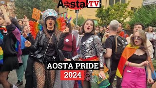 La partenza dellAosta Pride 2024 [upl. by Sybyl]