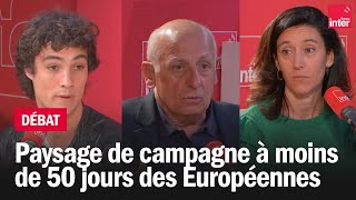 Paysage de campagne à moins de 50 jours des Européennes  Le débat du 710 [upl. by Yeroc]