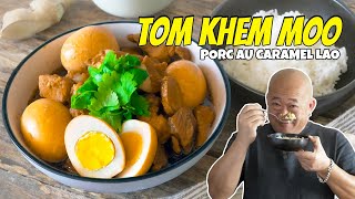 Porc au caramel lao  Tom Khem Moo  Le Riz Jaune [upl. by Robyn]