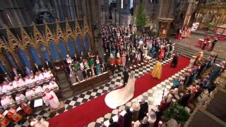 Kate Middleton walks the aisle [upl. by Akenet]