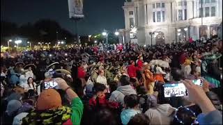 🌸🇲🇽💀The Mega Catrinas Procession💀🇲🇽Dancing to Banda Music🌸Day of the Dead Festival Mexico City 2024♥ [upl. by Ailedroc]