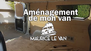 Aménagement de mon van 1  Renault Trafic L1H1 [upl. by Ayotahs]