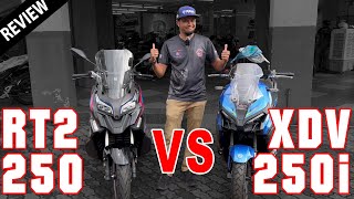 RT2 250 vs XDV 250i  Mana lebih POWER [upl. by Trudy782]