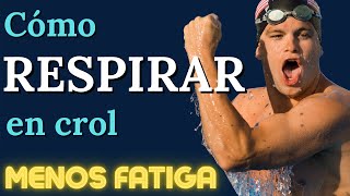 RESPIRACIÓN al NADAR a CROL 🏊‍♀️🏊‍♂️ y errores comunes natacion  Zona de Meta swimming [upl. by Holly-Anne]