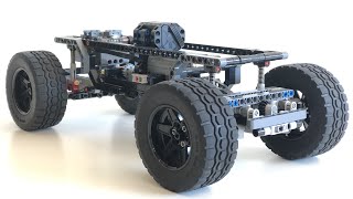 LEGO Technic 4x4 chassis with rear differential [upl. by Waverly351]